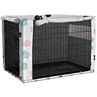 Funda para jaula de perro- duradera y resistente al viento- cubierta de lino- utilizada para protección interior y…